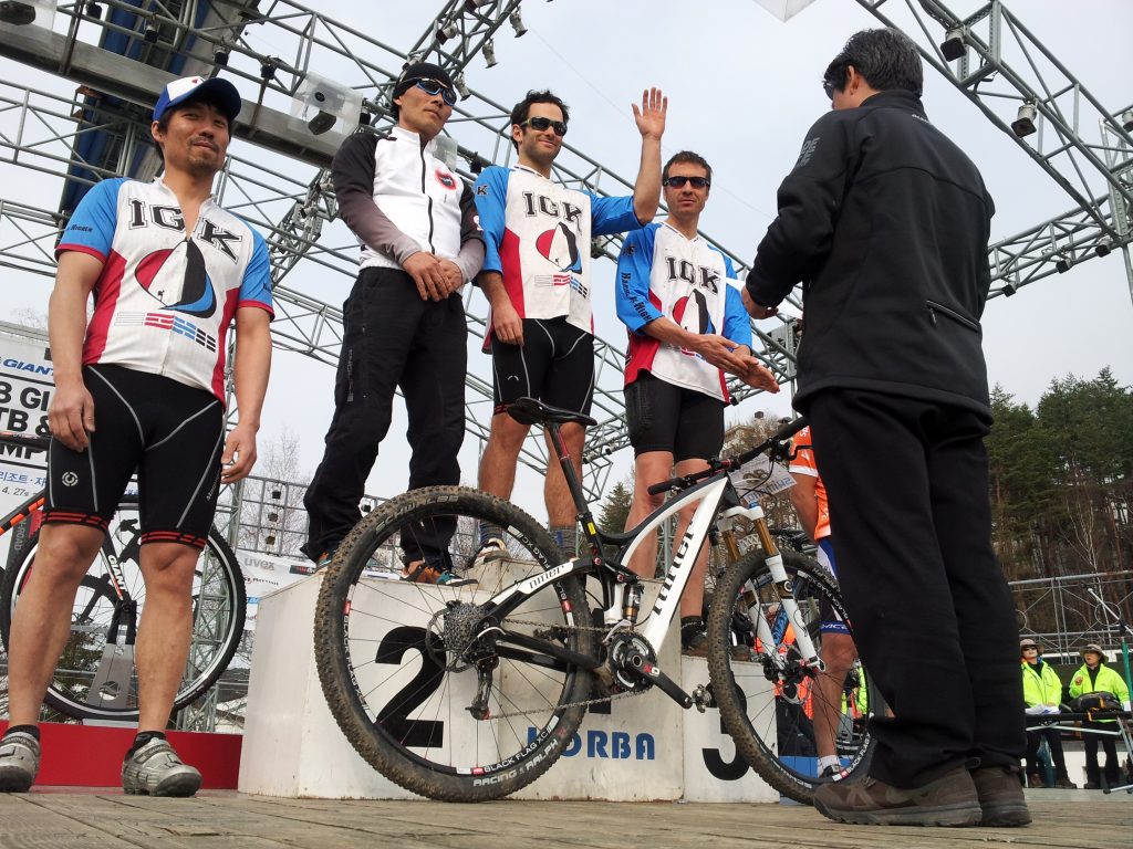 iGuideKorea's Mountain Bike Team podium finish